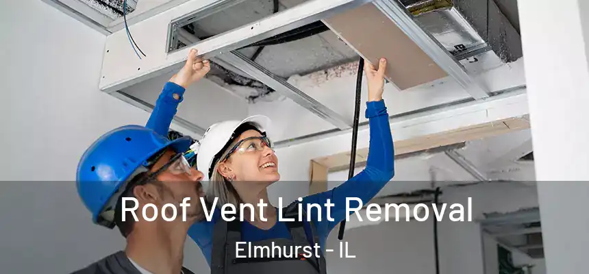 Roof Vent Lint Removal Elmhurst - IL